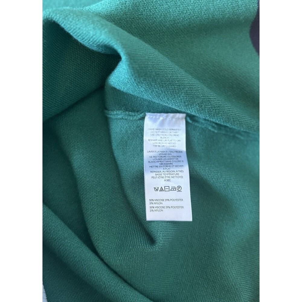 Anthropologie Maeve Pullover Sweater Mock Neck Size Small Green - Picture 7 of 8